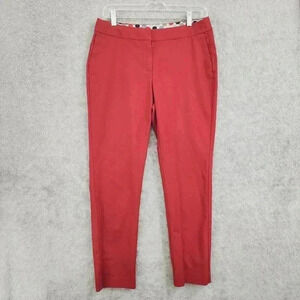 Boden Women's Skinny Ankle Size 6L Red Chicno